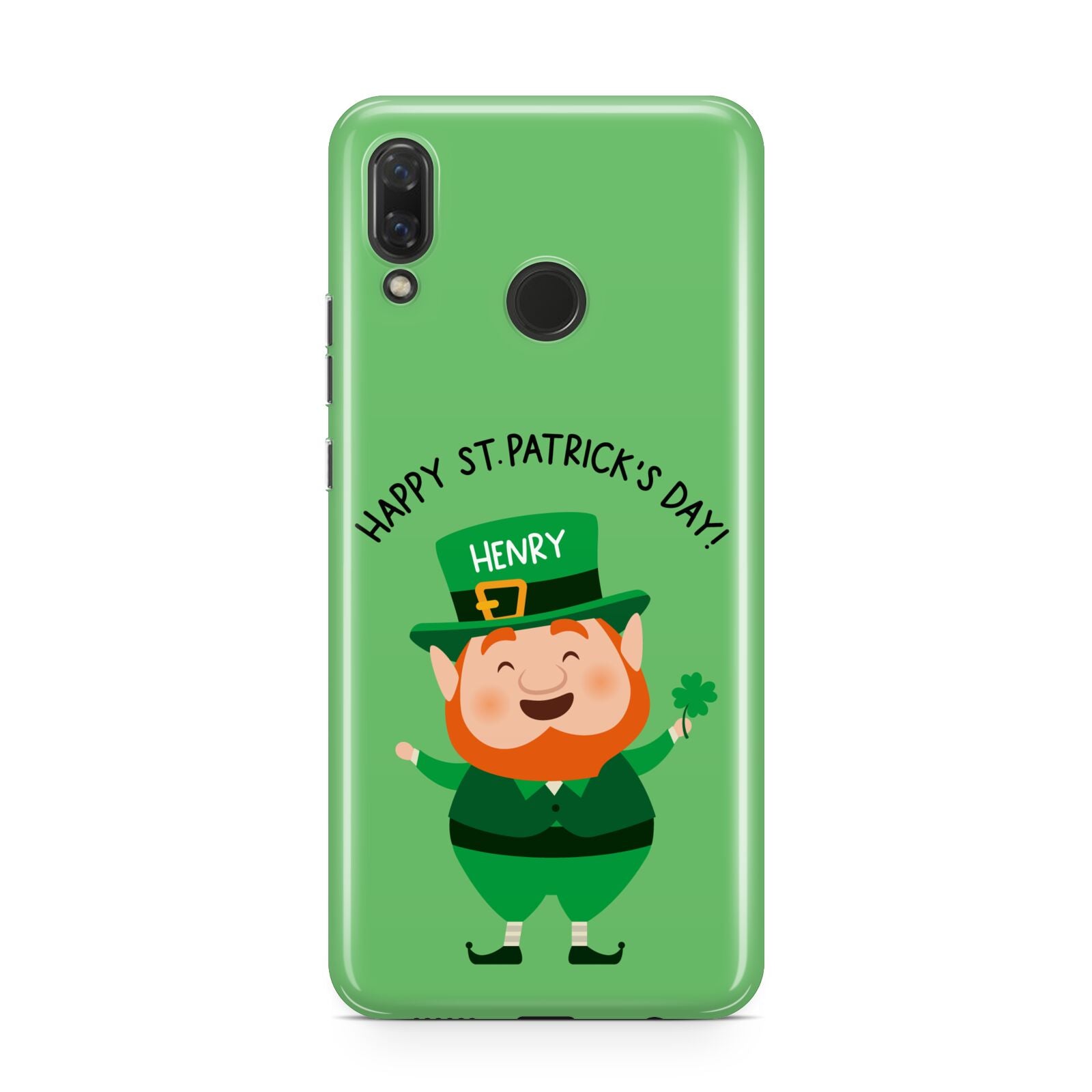 Personalised St Patricks Day Leprechaun Huawei Nova 3 Phone Case