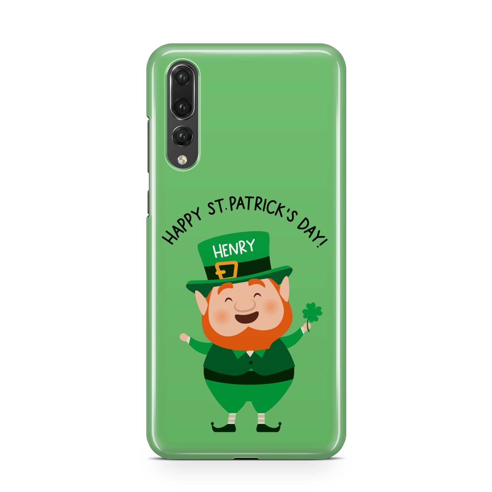 Personalised St Patricks Day Leprechaun Huawei P20 Pro Phone Case