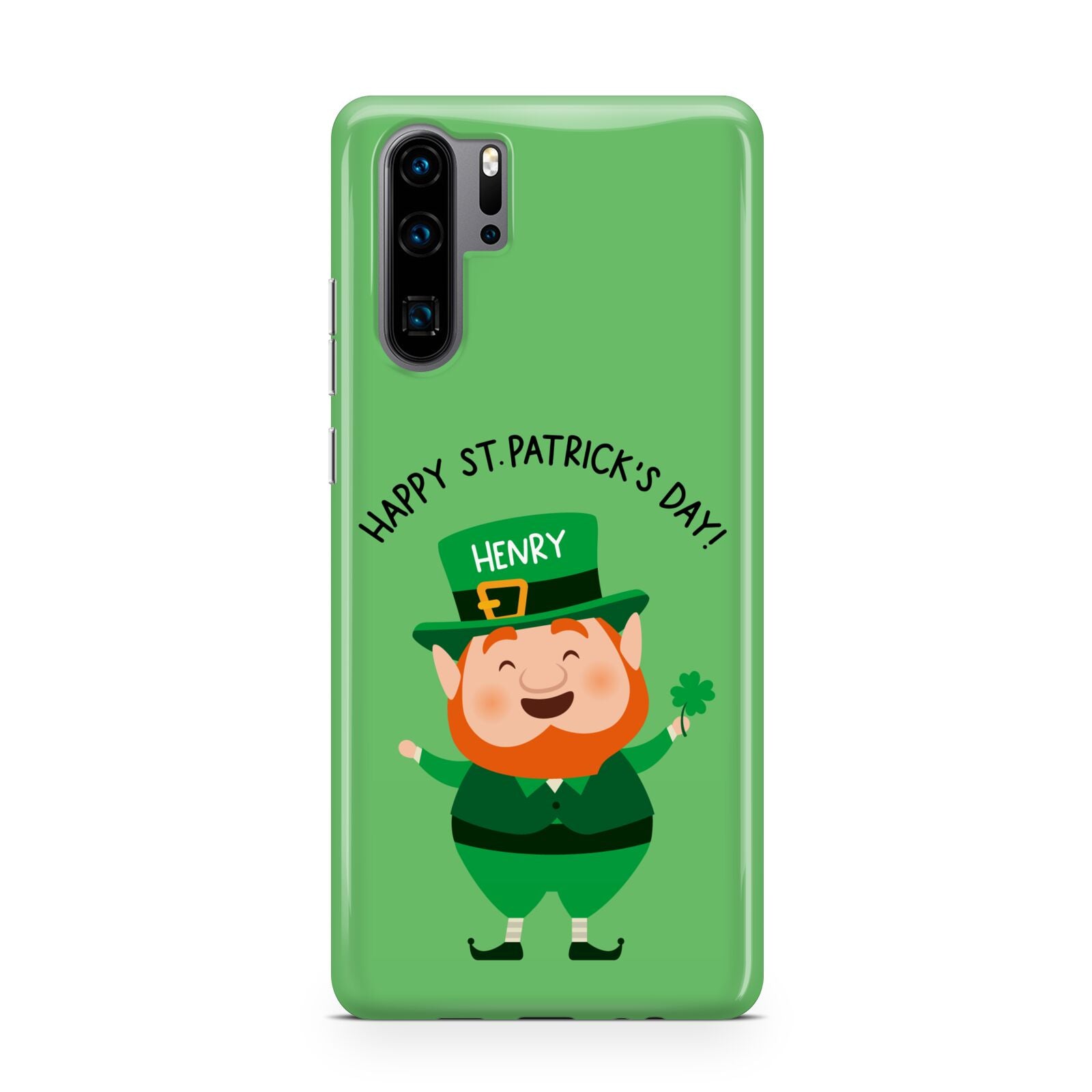 Personalised St Patricks Day Leprechaun Huawei P30 Pro Phone Case