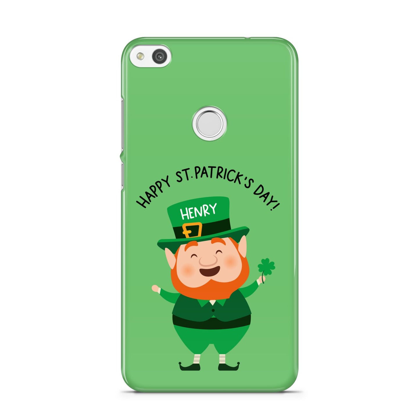 Personalised St Patricks Day Leprechaun Huawei P8 Lite Case