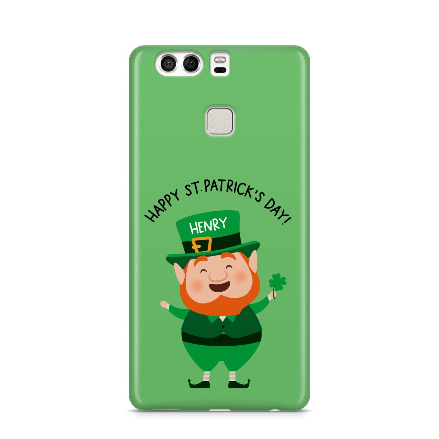 Personalised St Patricks Day Leprechaun Huawei P9 Case