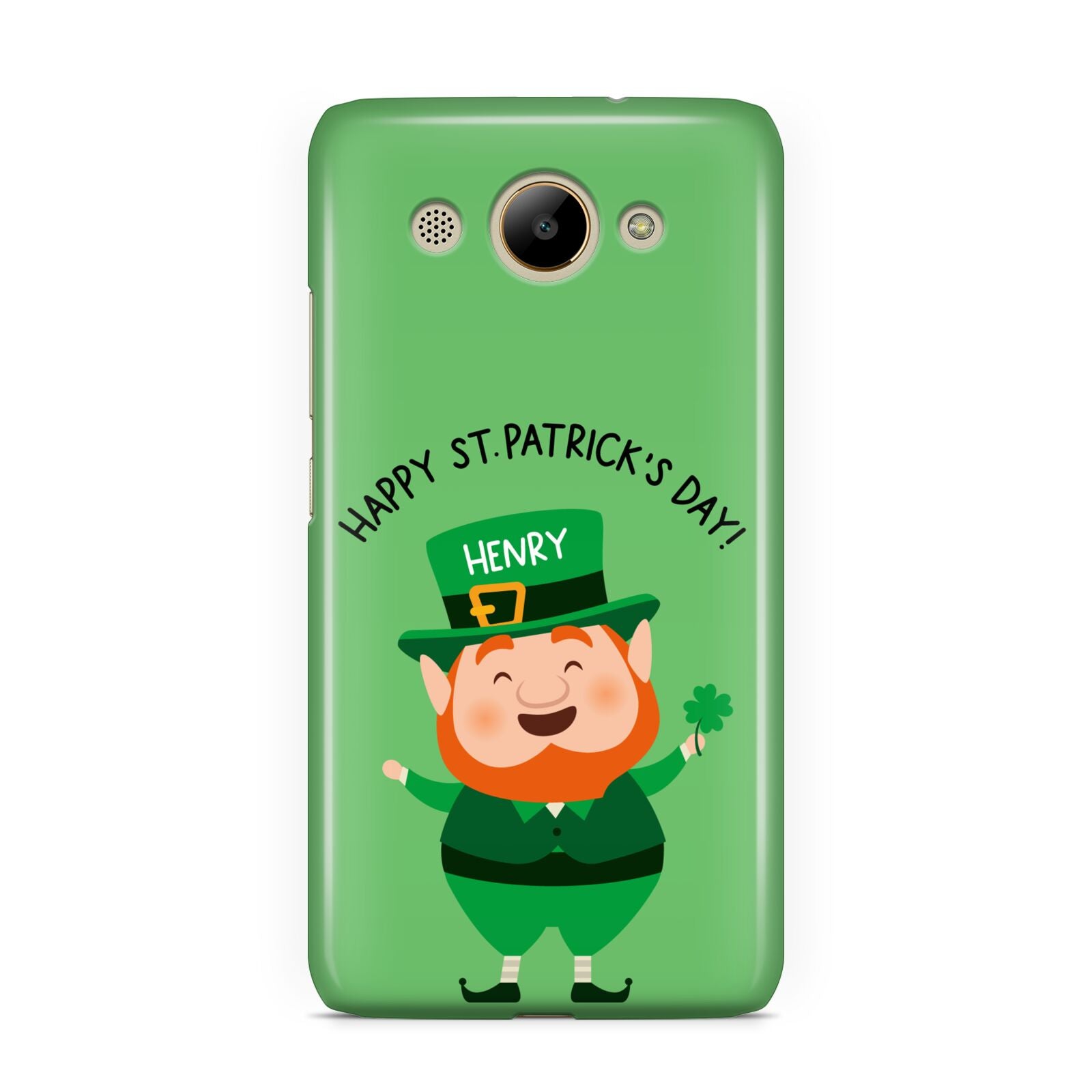 Personalised St Patricks Day Leprechaun Huawei Y3 2017