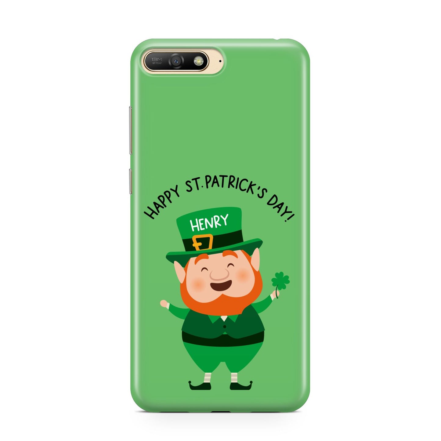 Personalised St Patricks Day Leprechaun Huawei Y6 2018