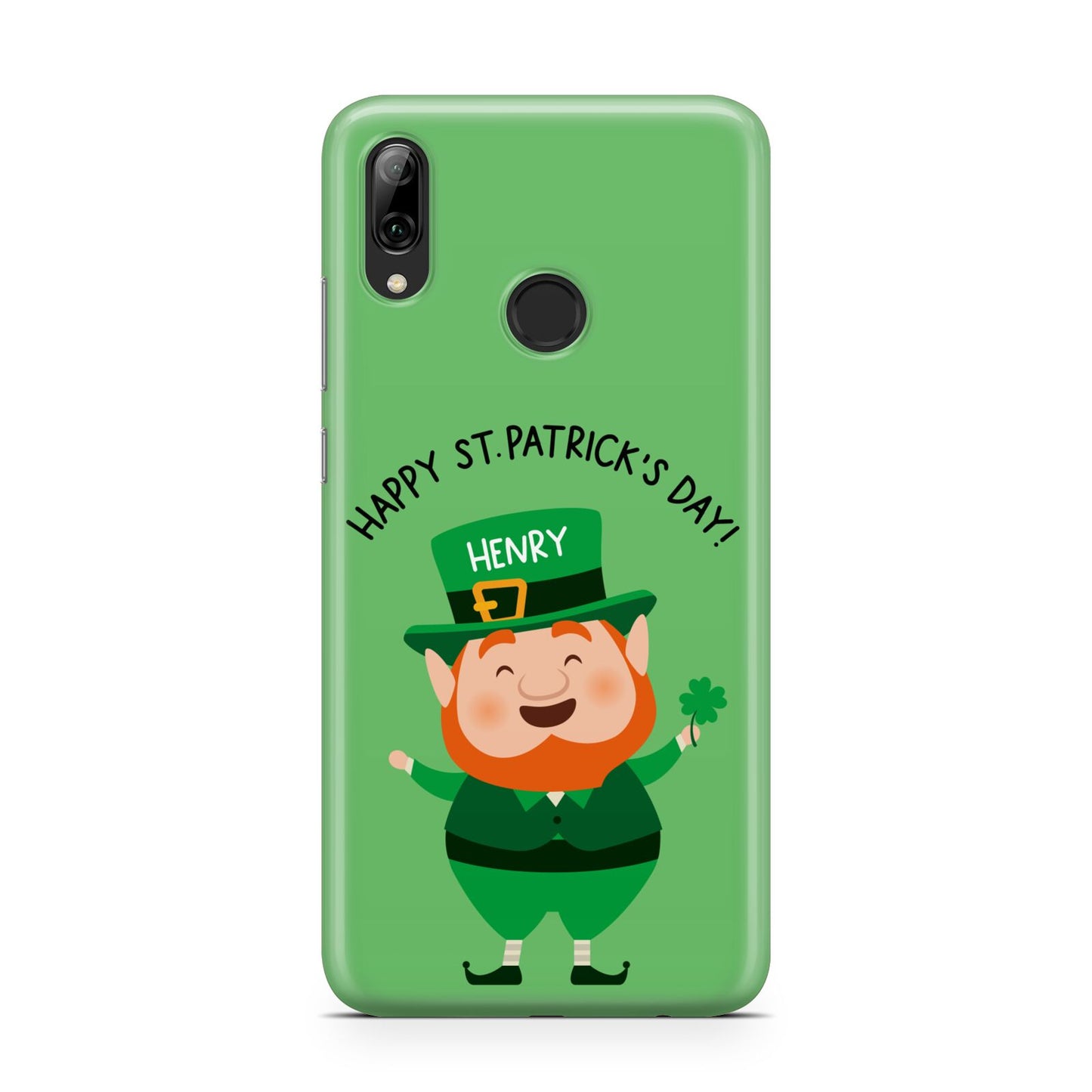 Personalised St Patricks Day Leprechaun Huawei Y7 2019