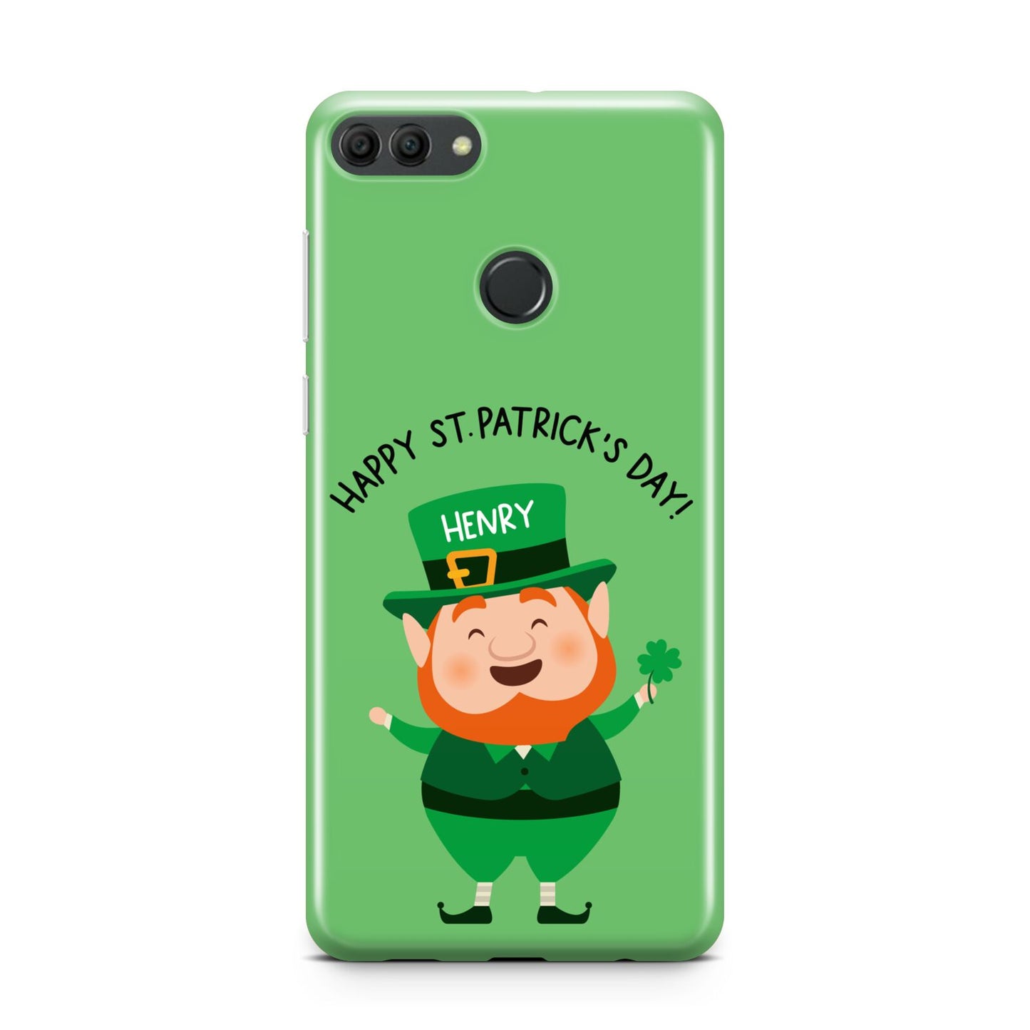 Personalised St Patricks Day Leprechaun Huawei Y9 2018