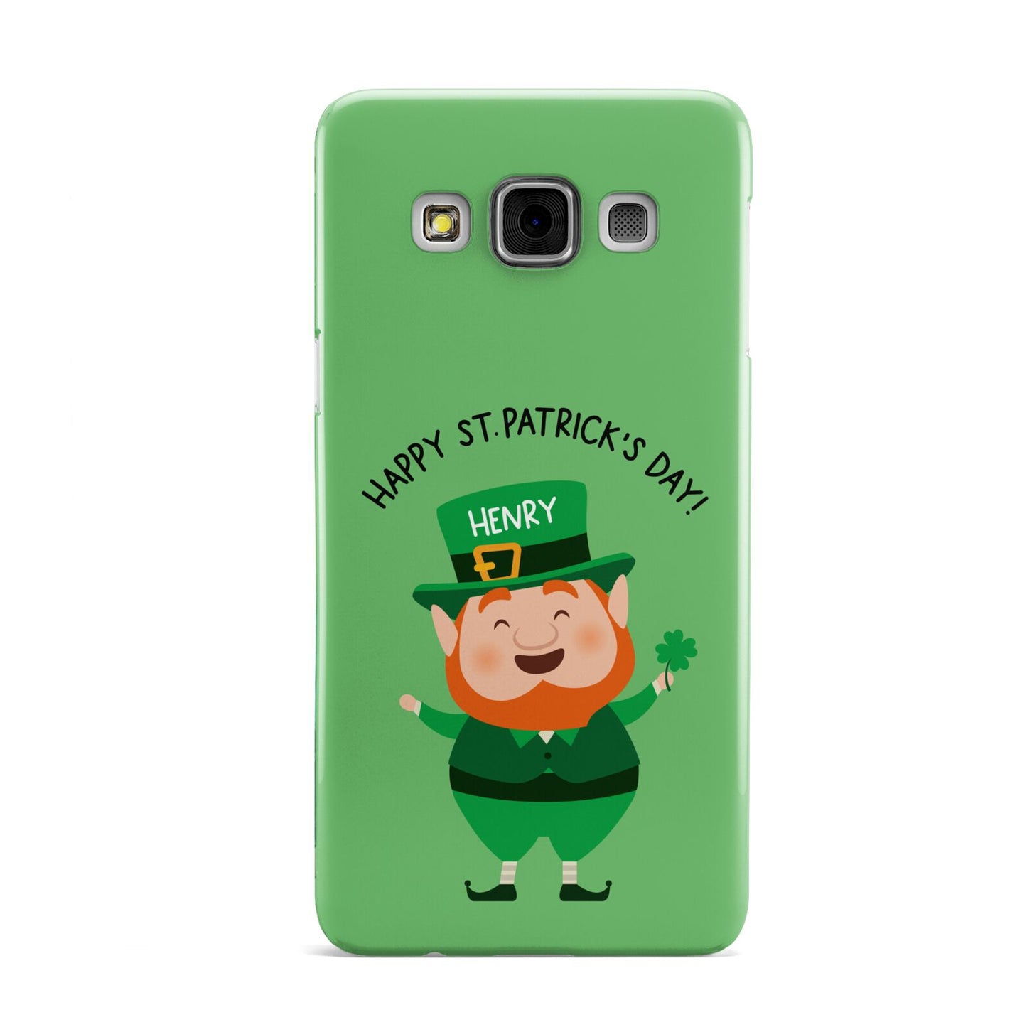 Personalised St Patricks Day Leprechaun Samsung Galaxy A3 Case