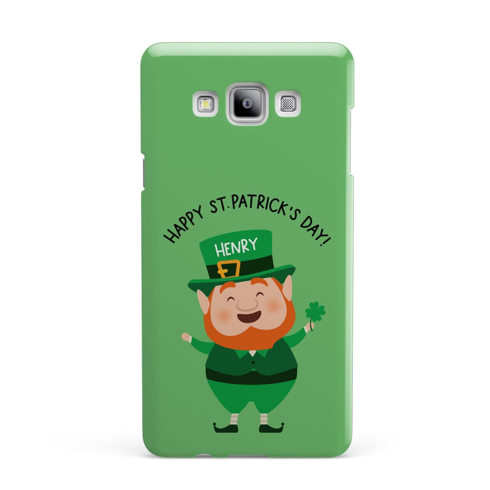 Personalised St Patricks Day Leprechaun Samsung Galaxy A7 2015 Case