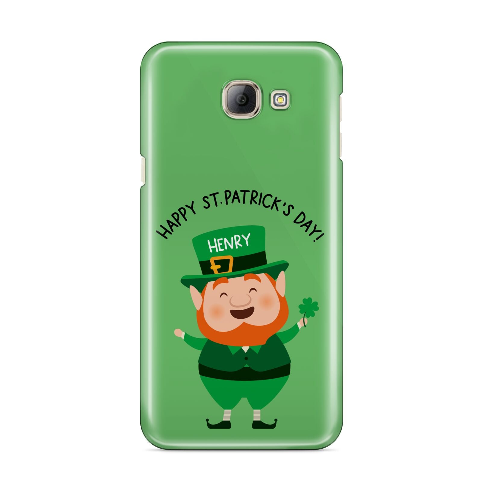 Personalised St Patricks Day Leprechaun Samsung Galaxy A8 2016 Case