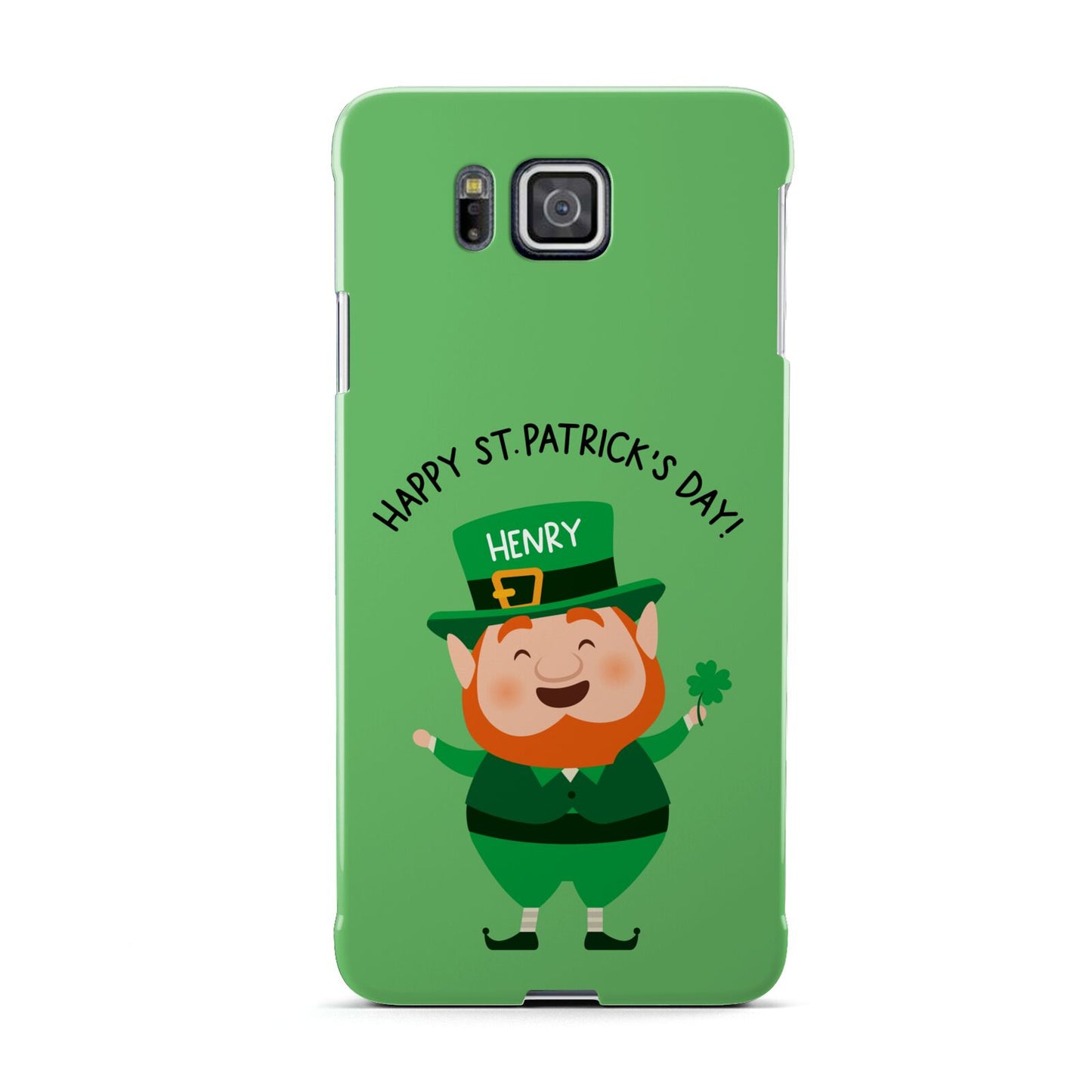 Personalised St Patricks Day Leprechaun Samsung Galaxy Alpha Case