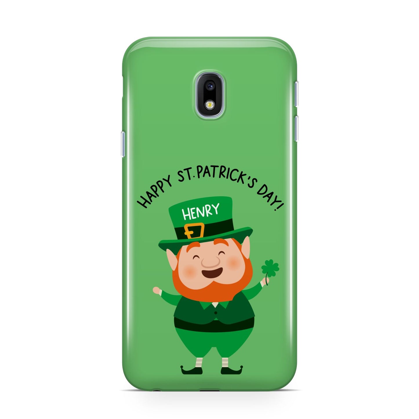 Personalised St Patricks Day Leprechaun Samsung Galaxy J3 2017 Case