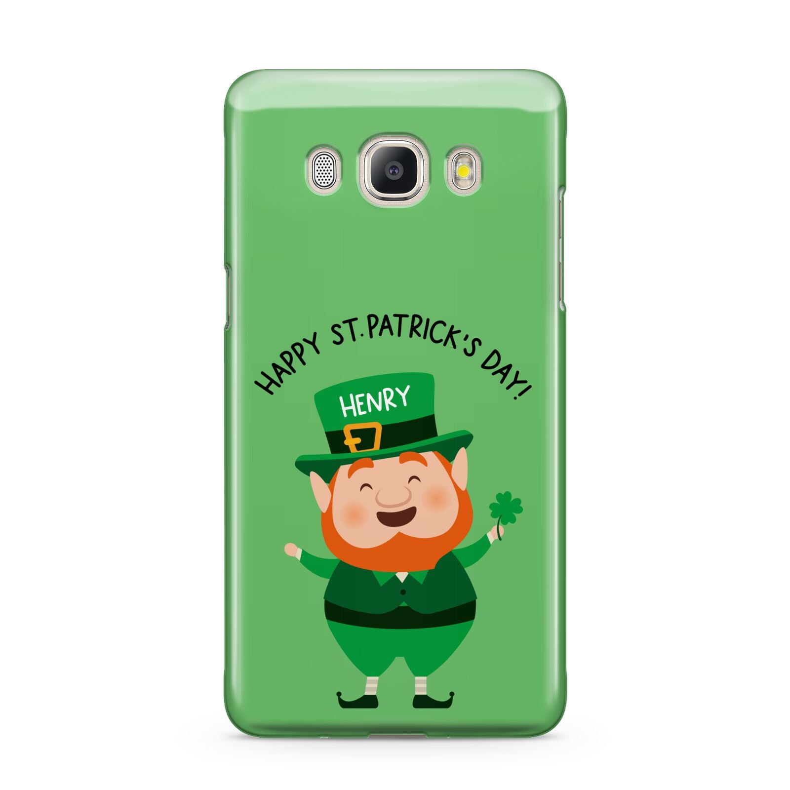 Personalised St Patricks Day Leprechaun Samsung Galaxy J5 2016 Case