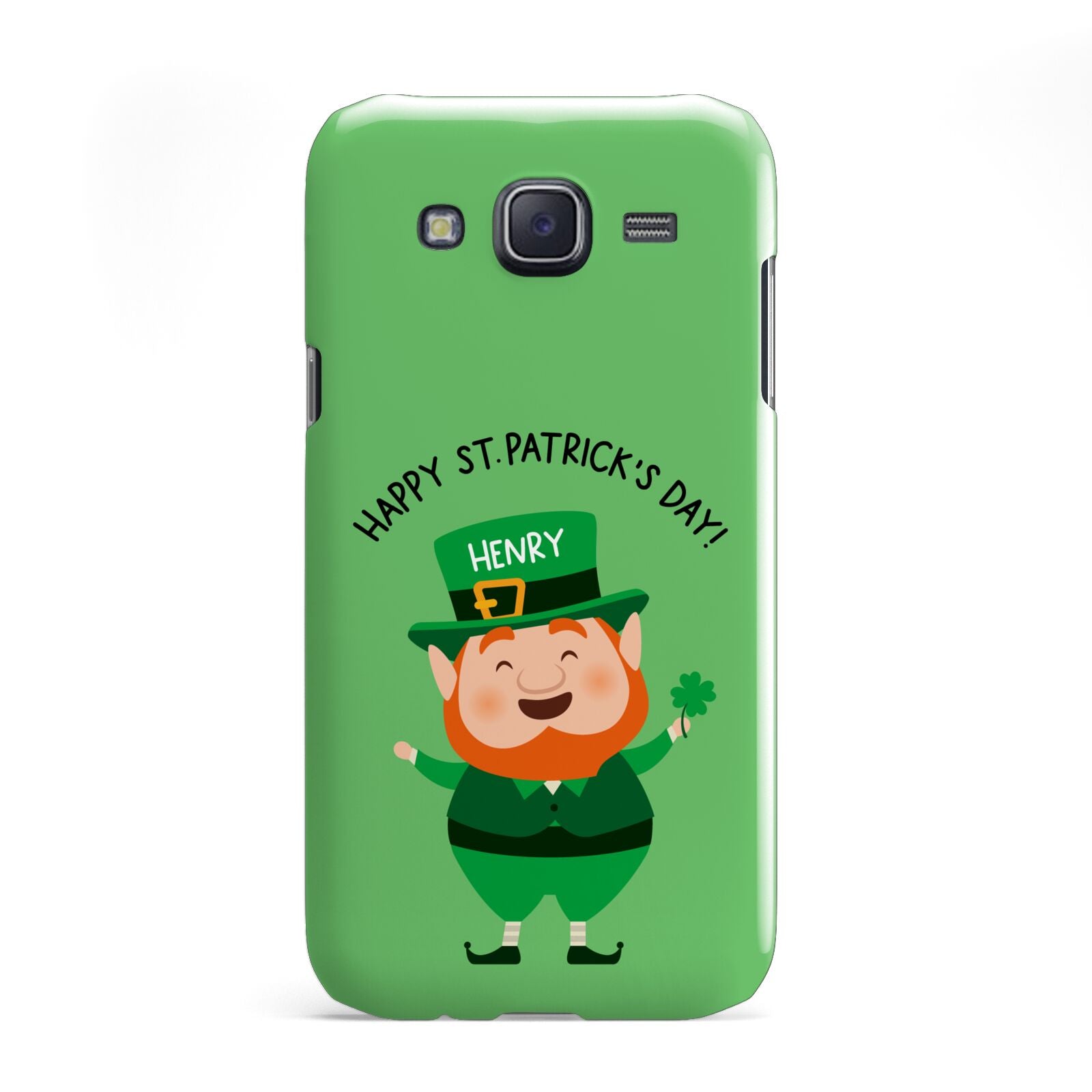 Personalised St Patricks Day Leprechaun Samsung Galaxy J5 Case