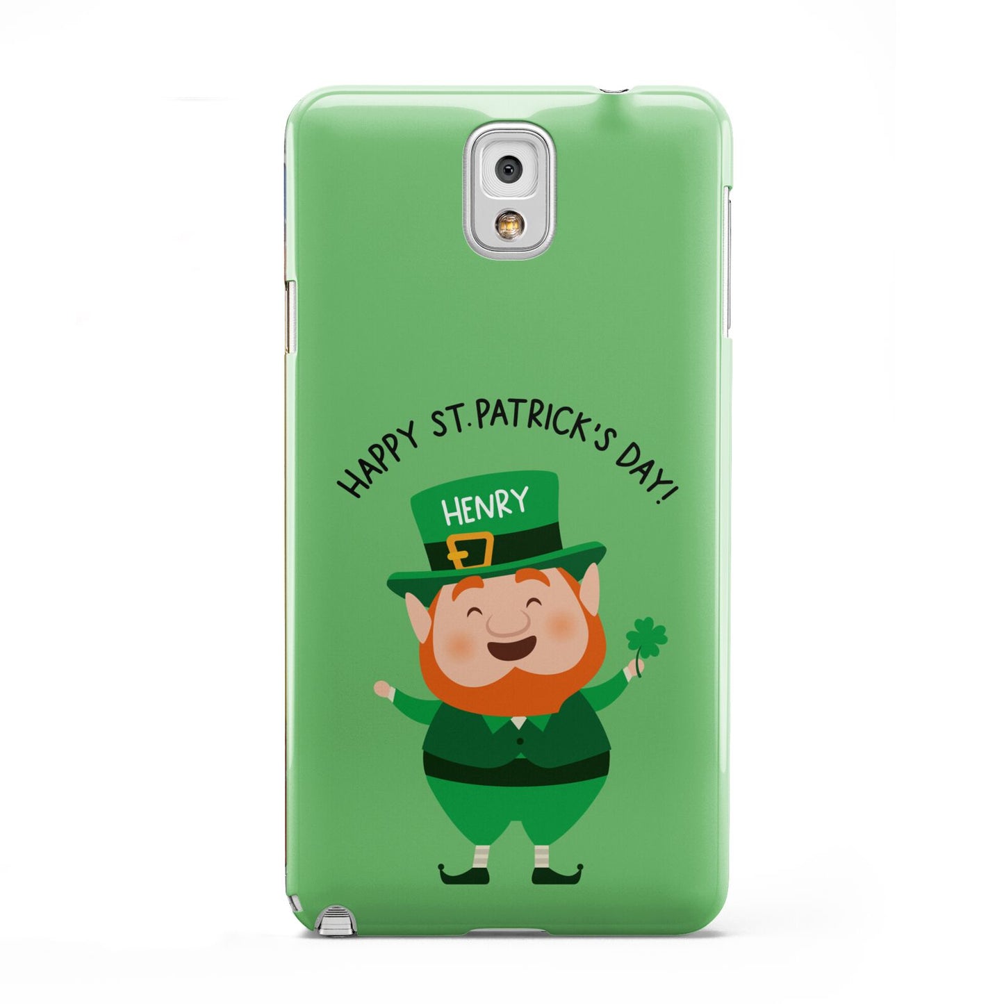 Personalised St Patricks Day Leprechaun Samsung Galaxy Note 3 Case