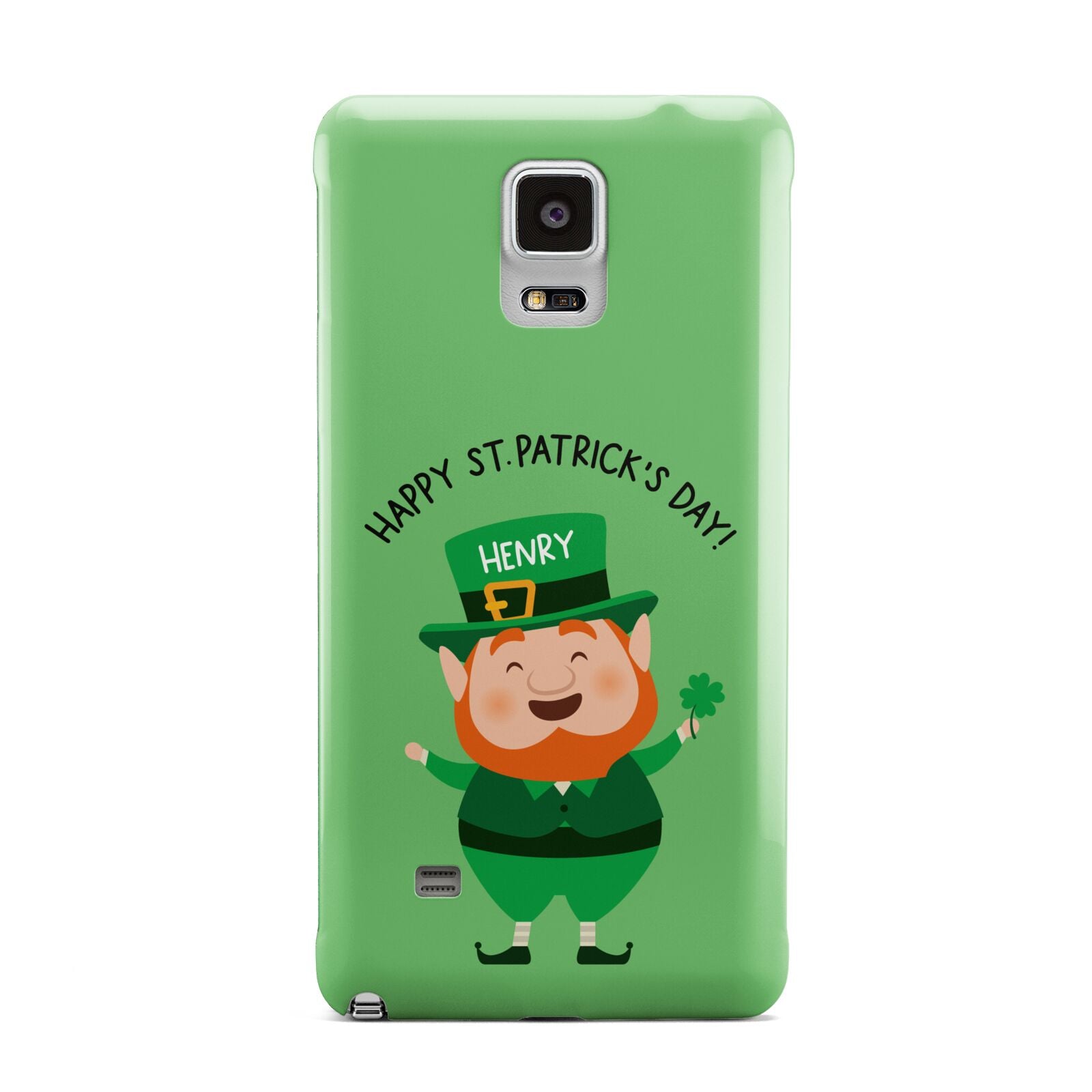 Personalised St Patricks Day Leprechaun Samsung Galaxy Note 4 Case