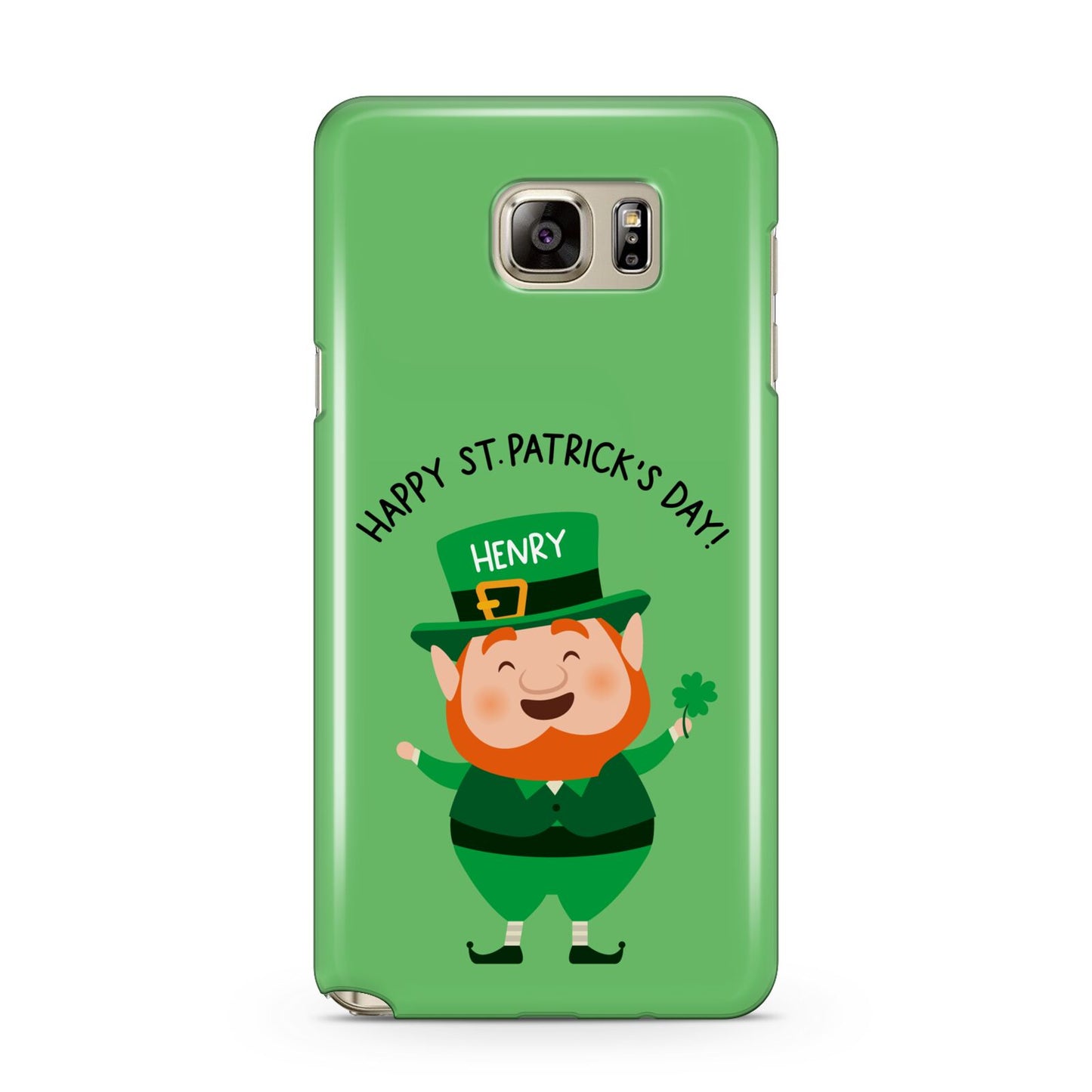 Personalised St Patricks Day Leprechaun Samsung Galaxy Note 5 Case