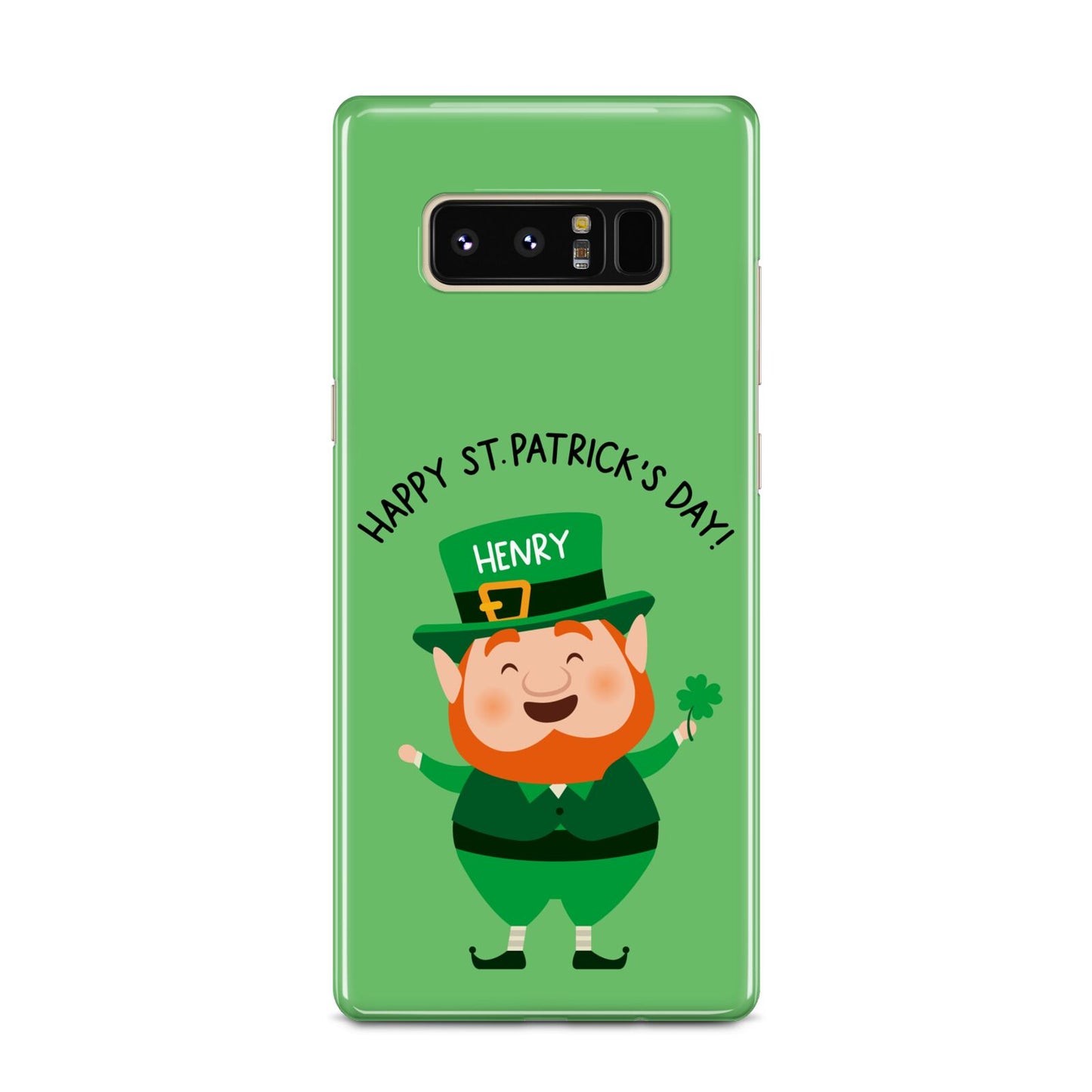 Personalised St Patricks Day Leprechaun Samsung Galaxy Note 8 Case