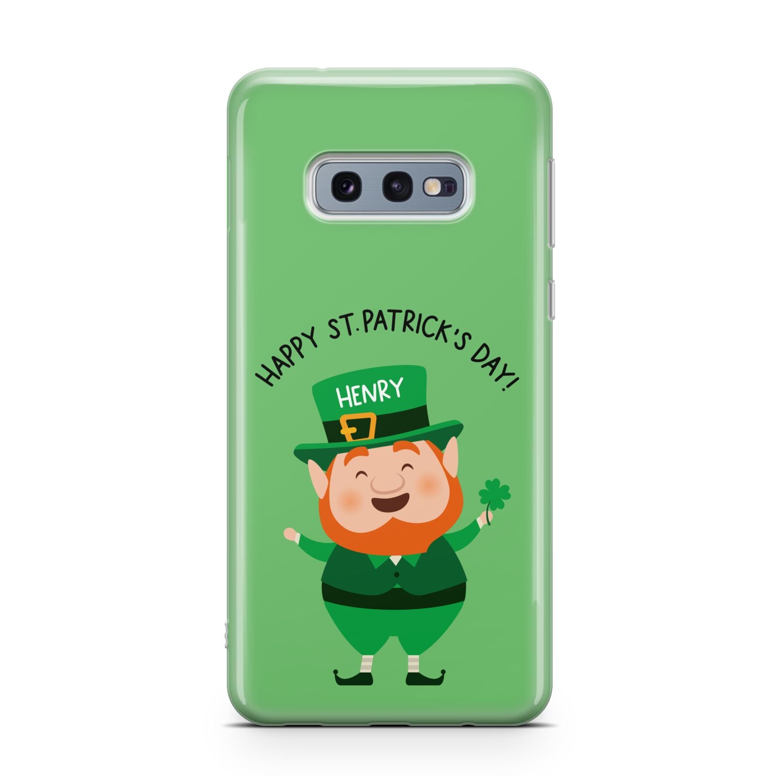 Personalised St Patricks Day Leprechaun Samsung Galaxy S10E Case