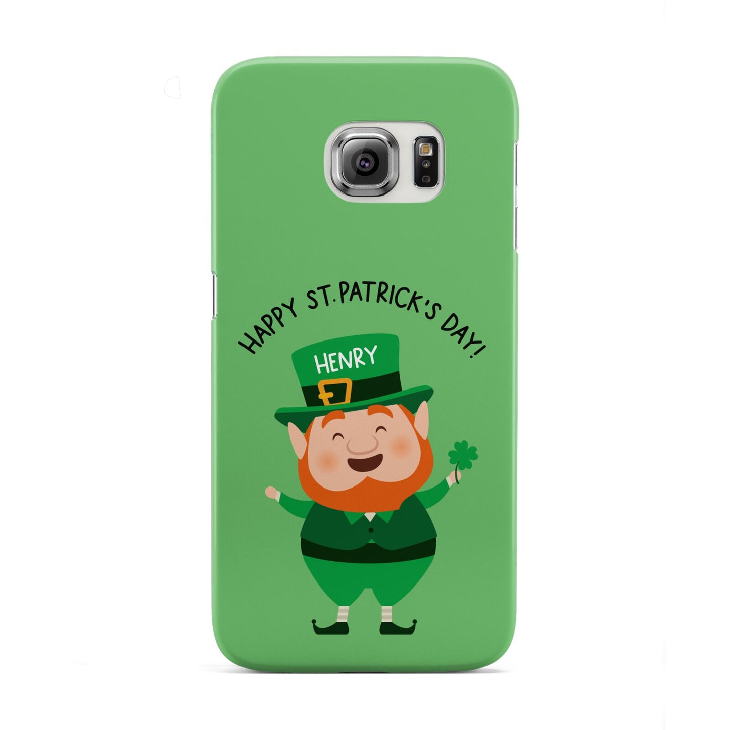 Personalised St Patricks Day Leprechaun Samsung Galaxy S6 Edge Case