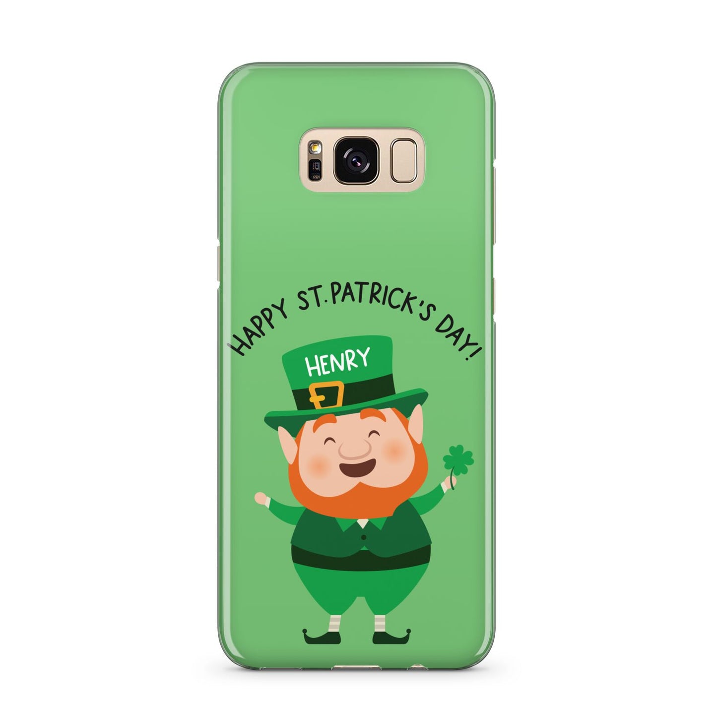 Personalised St Patricks Day Leprechaun Samsung Galaxy S8 Plus Case