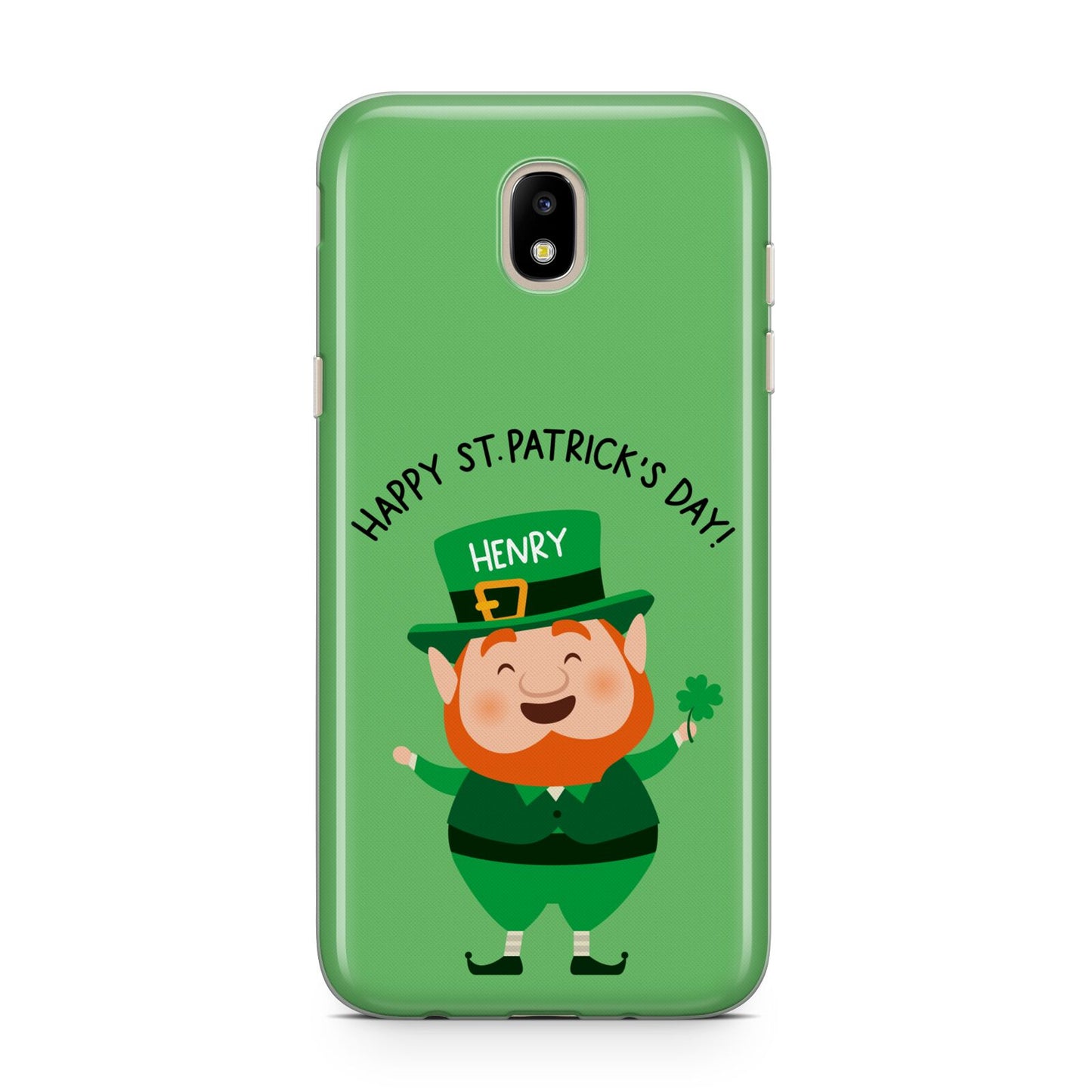 Personalised St Patricks Day Leprechaun Samsung J5 2017 Case