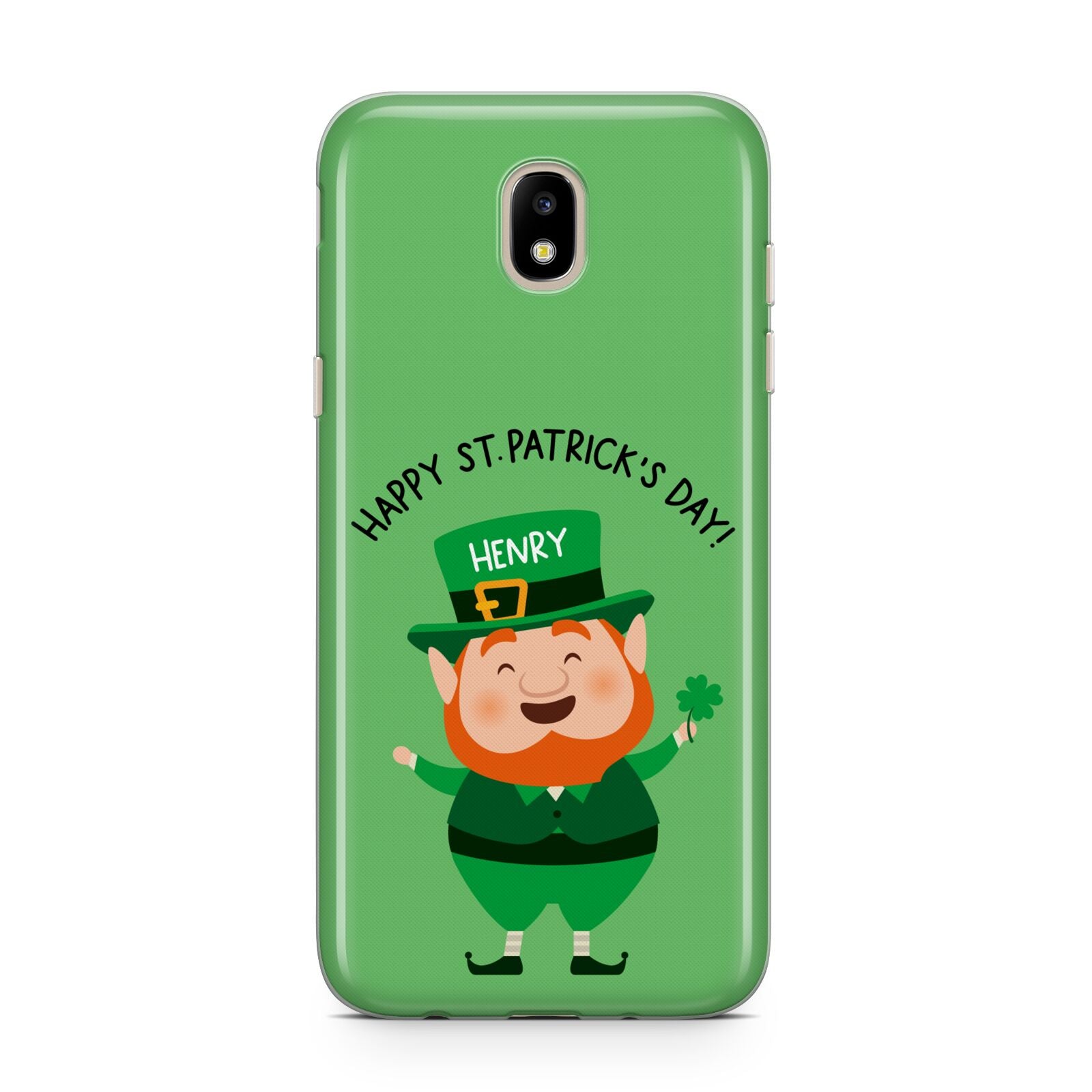 Personalised St Patricks Day Leprechaun Samsung J5 2017 Case