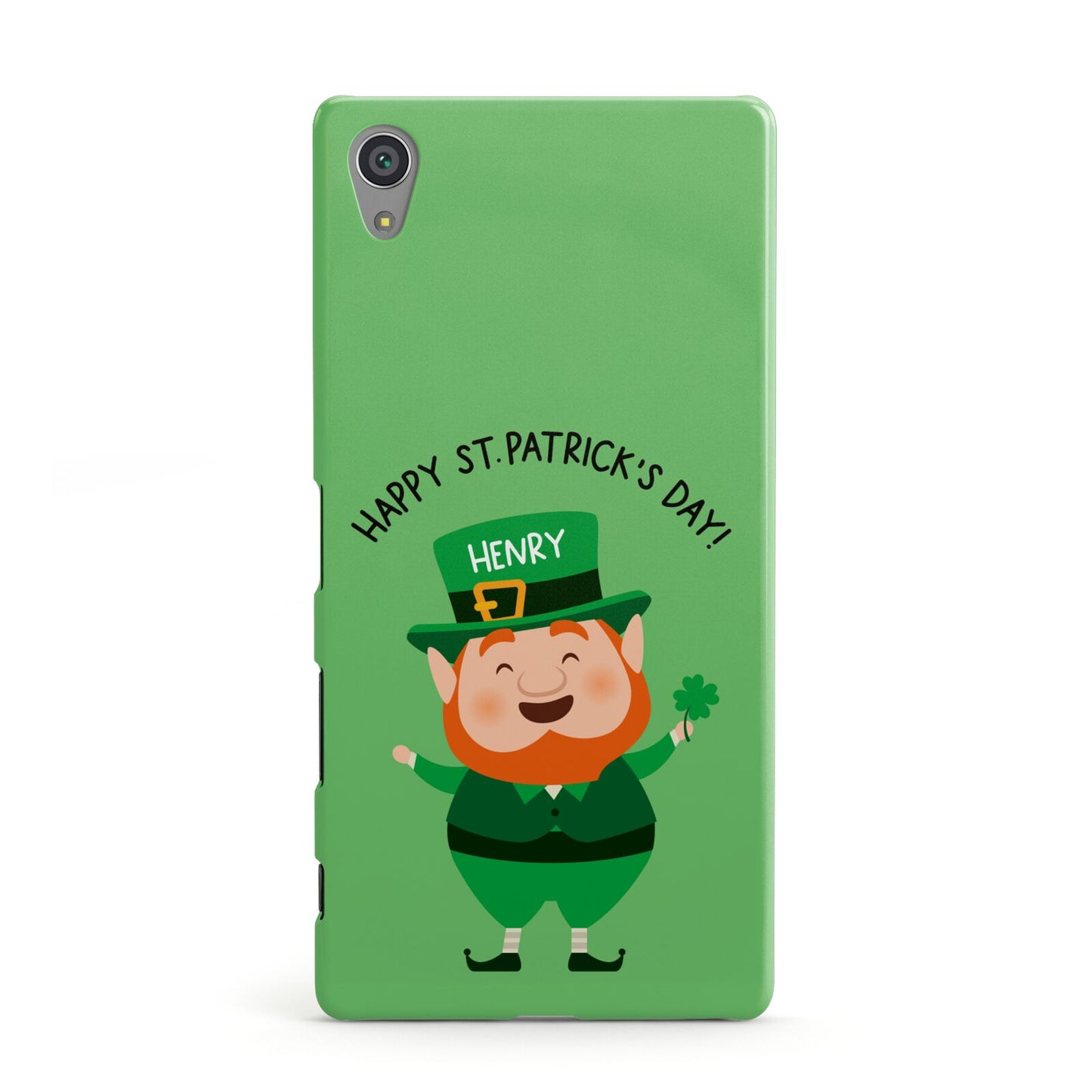 Personalised St Patricks Day Leprechaun Sony Xperia Case