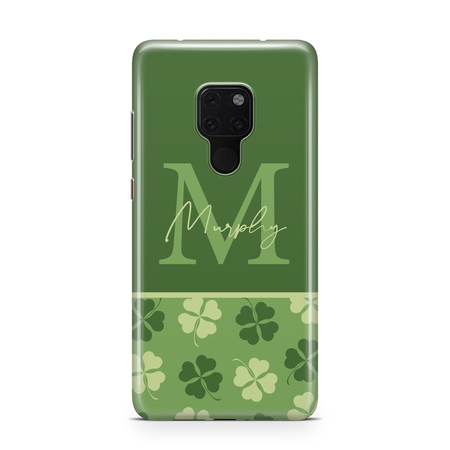 Personalised St Patricks Day Monogram Huawei Mate 20 Phone Case