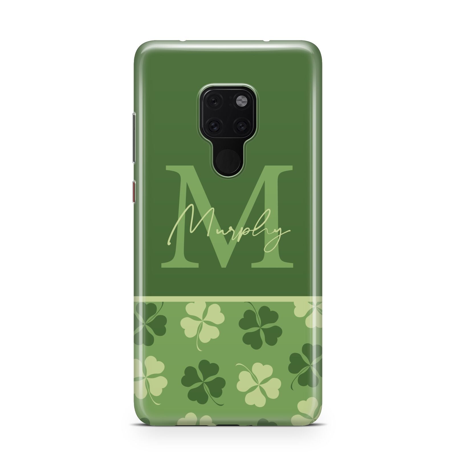 Personalised St Patricks Day Monogram Huawei Mate 20 Phone Case