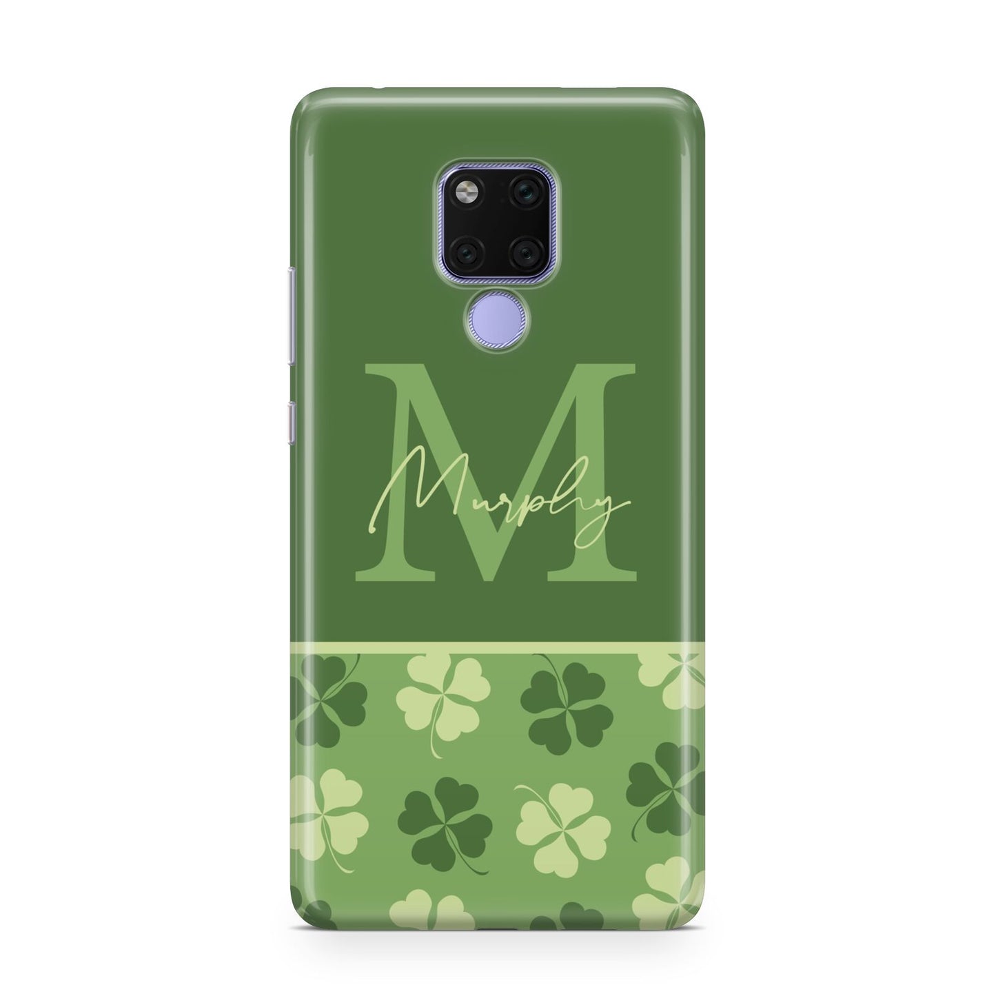 Personalised St Patricks Day Monogram Huawei Mate 20X Phone Case