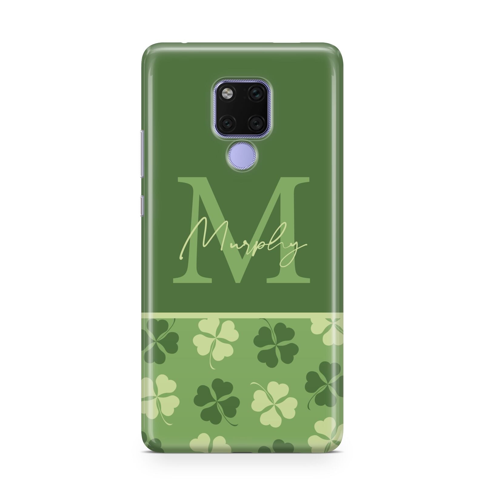 Personalised St Patricks Day Monogram Huawei Mate 20X Phone Case