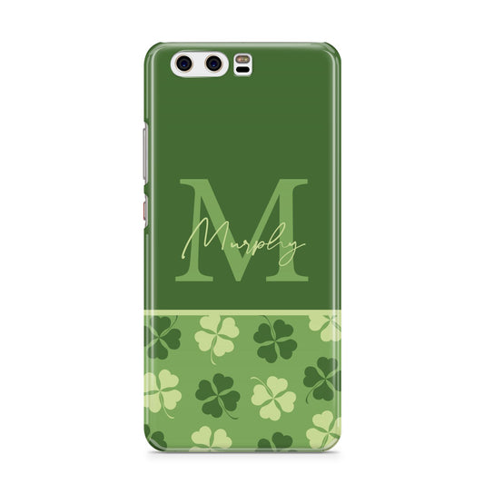 Personalised St Patricks Day Monogram Huawei P10 Phone Case