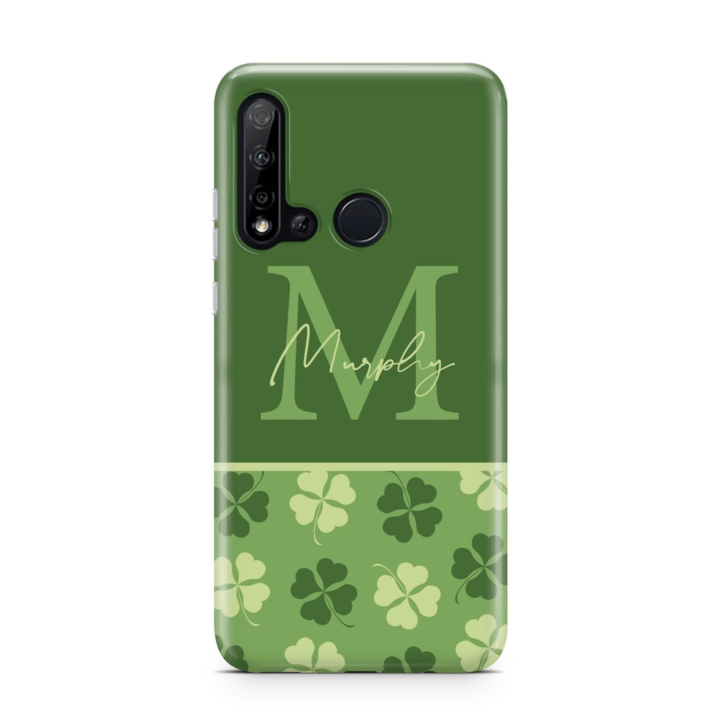 Personalised St Patricks Day Monogram Huawei P20 Lite 5G Phone Case