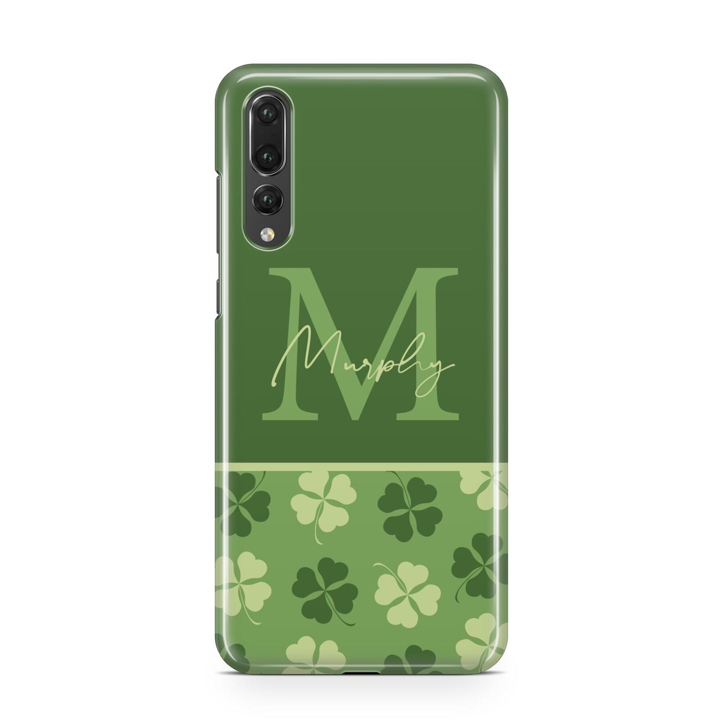 Personalised St Patricks Day Monogram Huawei P20 Pro Phone Case