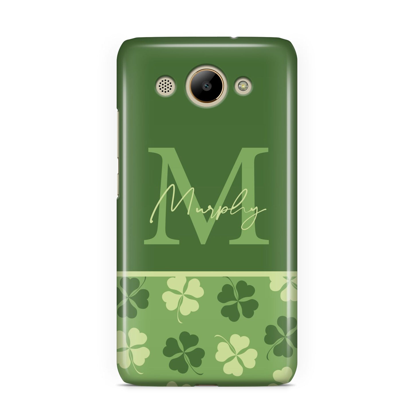 Personalised St Patricks Day Monogram Huawei Y3 2017