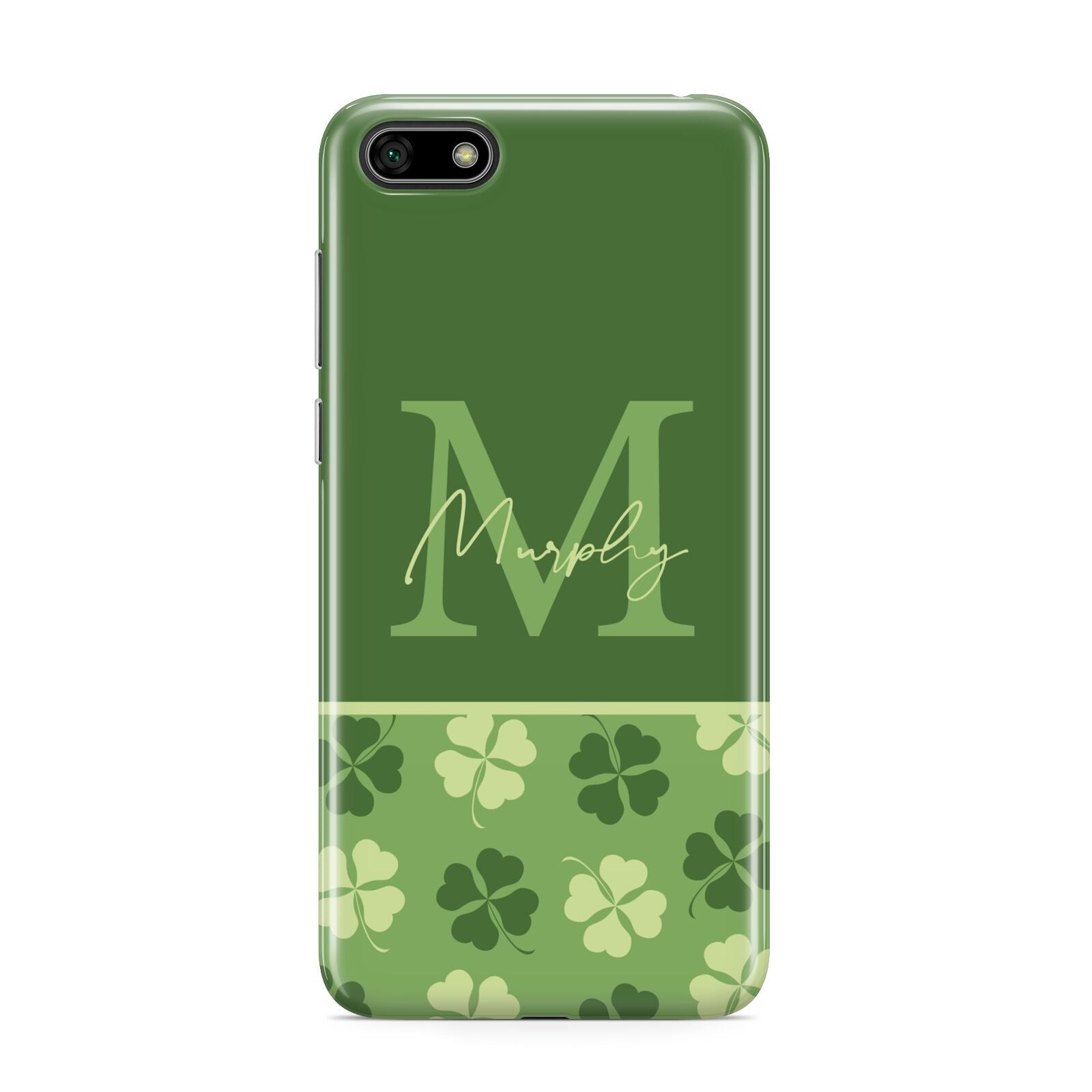 Personalised St Patricks Day Monogram Huawei Y5 Prime 2018 Phone Case