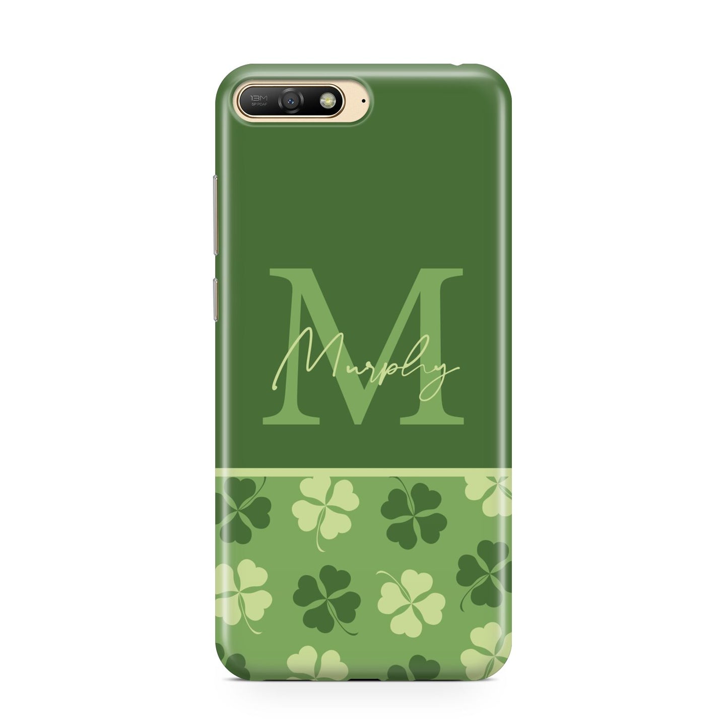 Personalised St Patricks Day Monogram Huawei Y6 2018