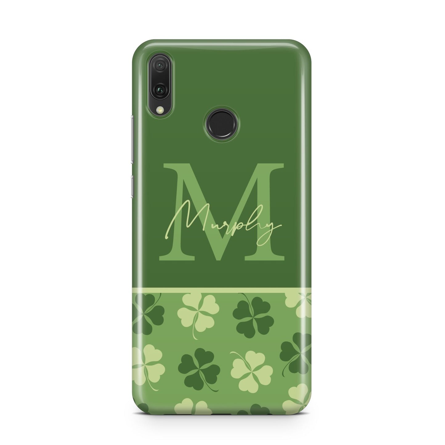 Personalised St Patricks Day Monogram Huawei Y9 2019