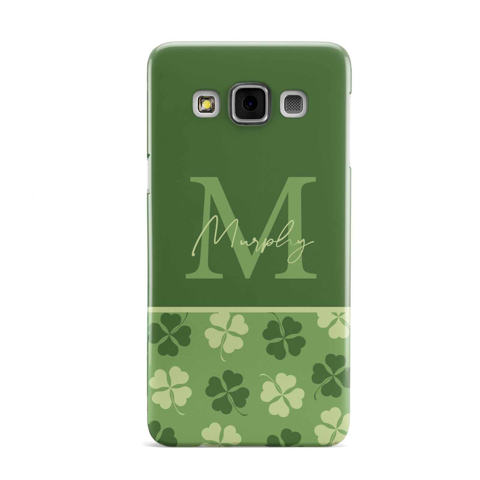 Personalised St Patricks Day Monogram Samsung Galaxy A3 Case