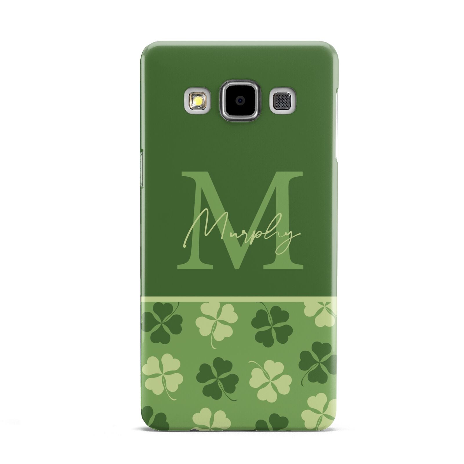 Personalised St Patricks Day Monogram Samsung Galaxy A5 Case