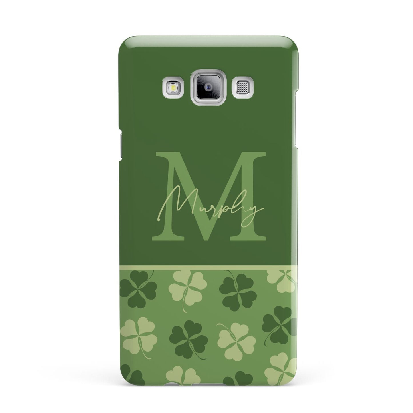 Personalised St Patricks Day Monogram Samsung Galaxy A7 2015 Case