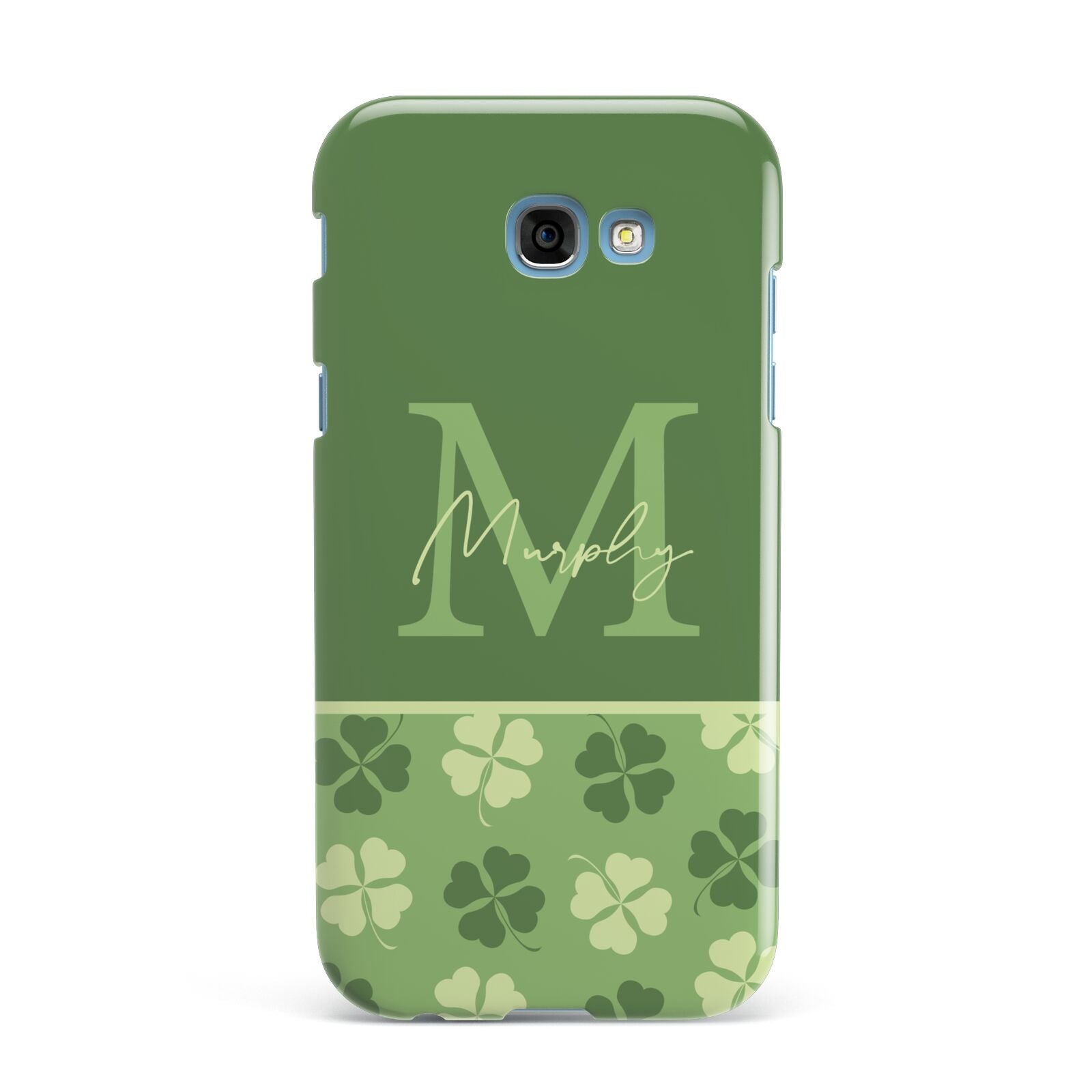 Personalised St Patricks Day Monogram Samsung Galaxy A7 2017 Case