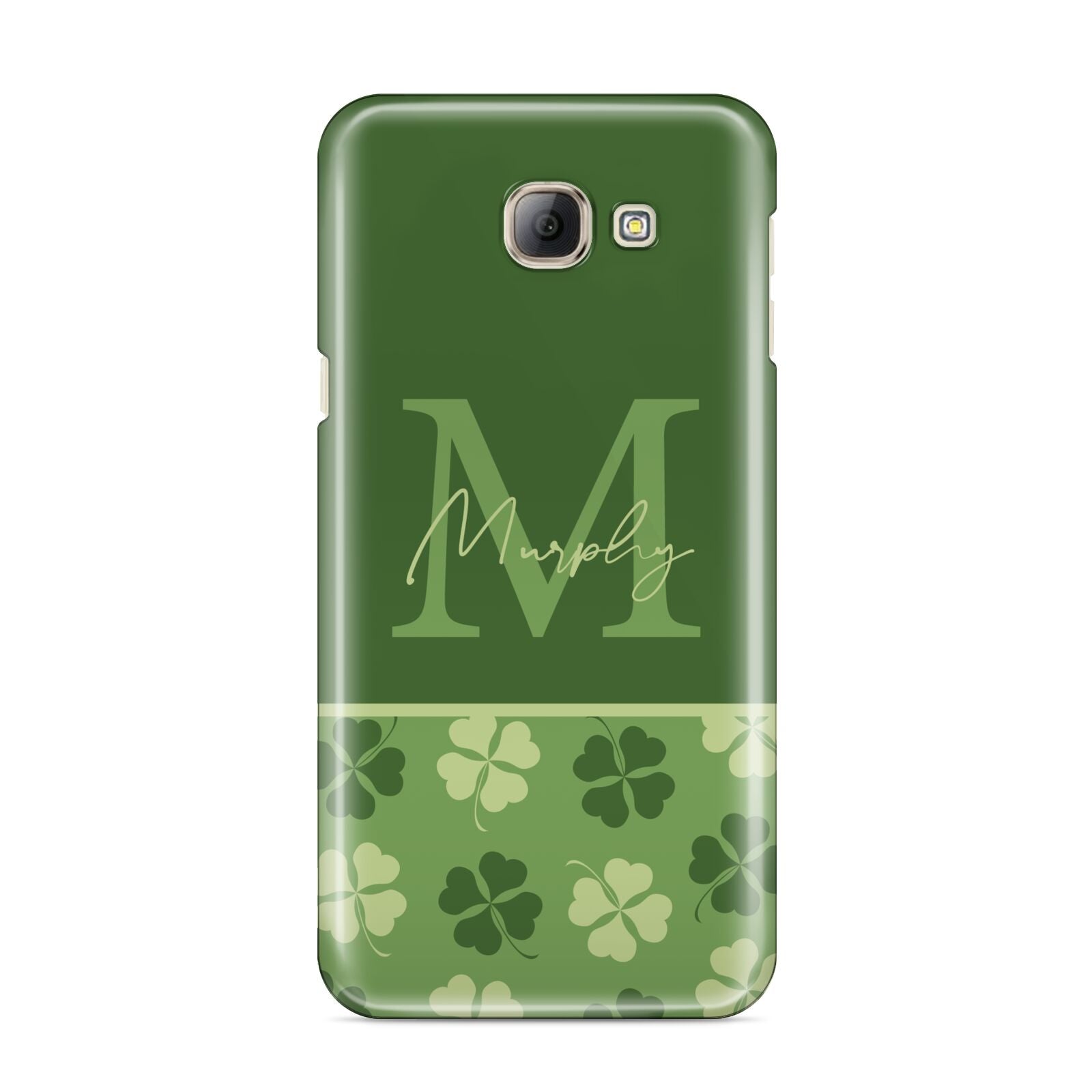 Personalised St Patricks Day Monogram Samsung Galaxy A8 2016 Case