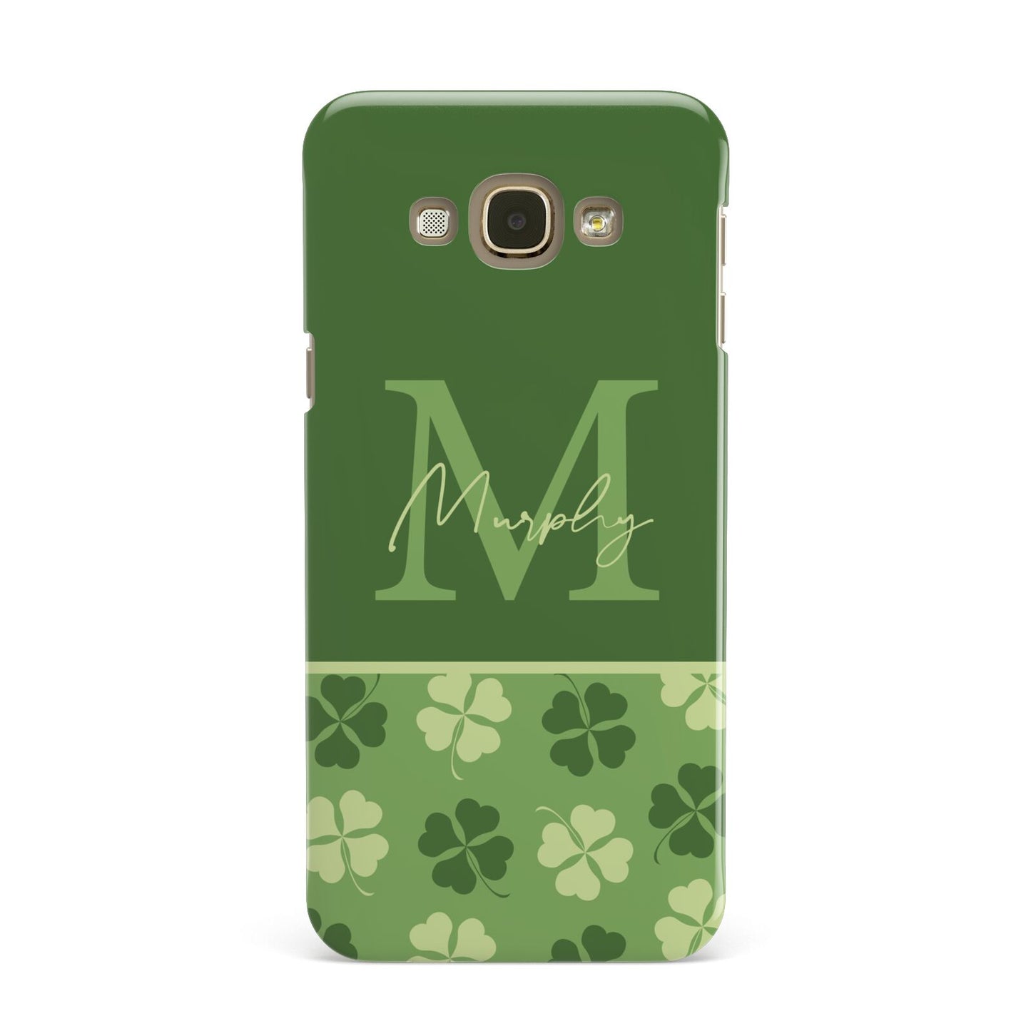 Personalised St Patricks Day Monogram Samsung Galaxy A8 Case