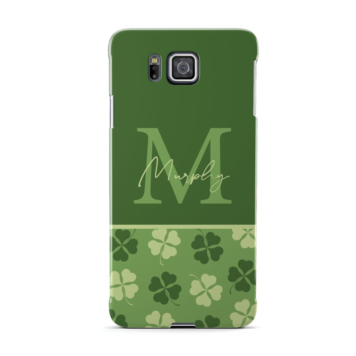 Personalised St Patricks Day Monogram Samsung Galaxy Alpha Case