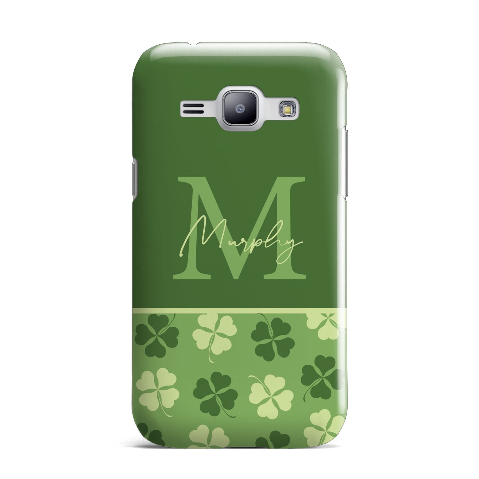 Personalised St Patricks Day Monogram Samsung Galaxy J1 2015 Case