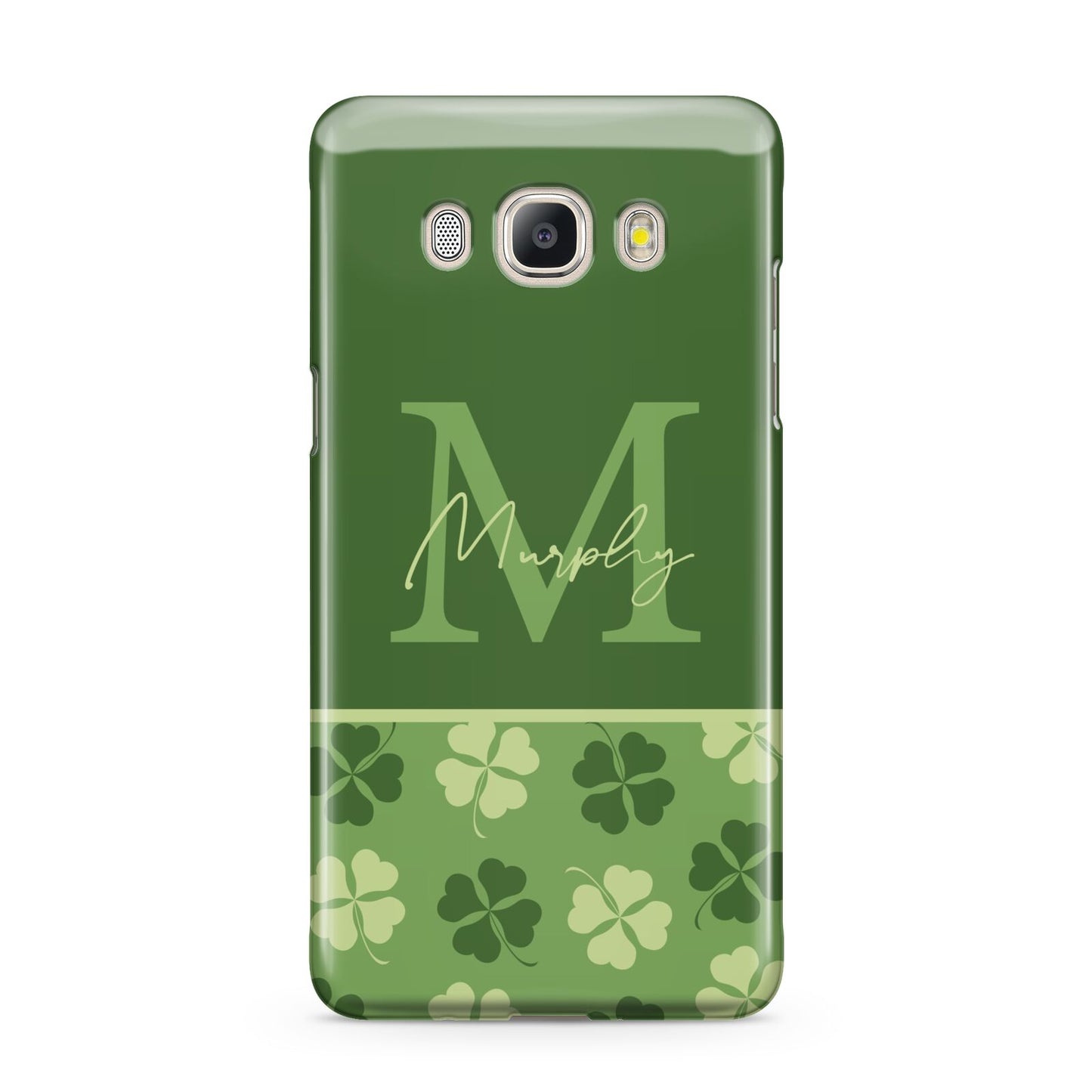 Personalised St Patricks Day Monogram Samsung Galaxy J5 2016 Case