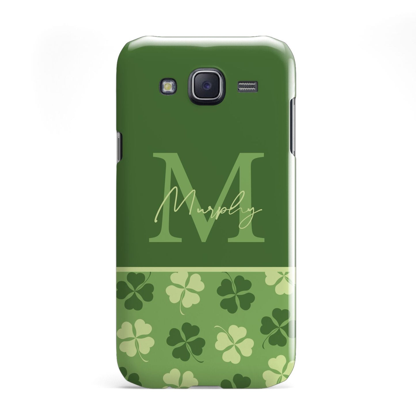 Personalised St Patricks Day Monogram Samsung Galaxy J5 Case