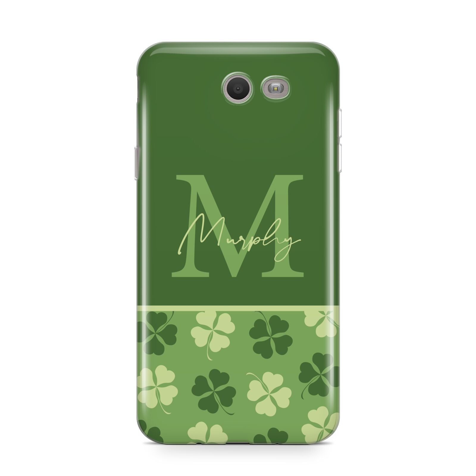 Personalised St Patricks Day Monogram Samsung Galaxy J7 2017 Case