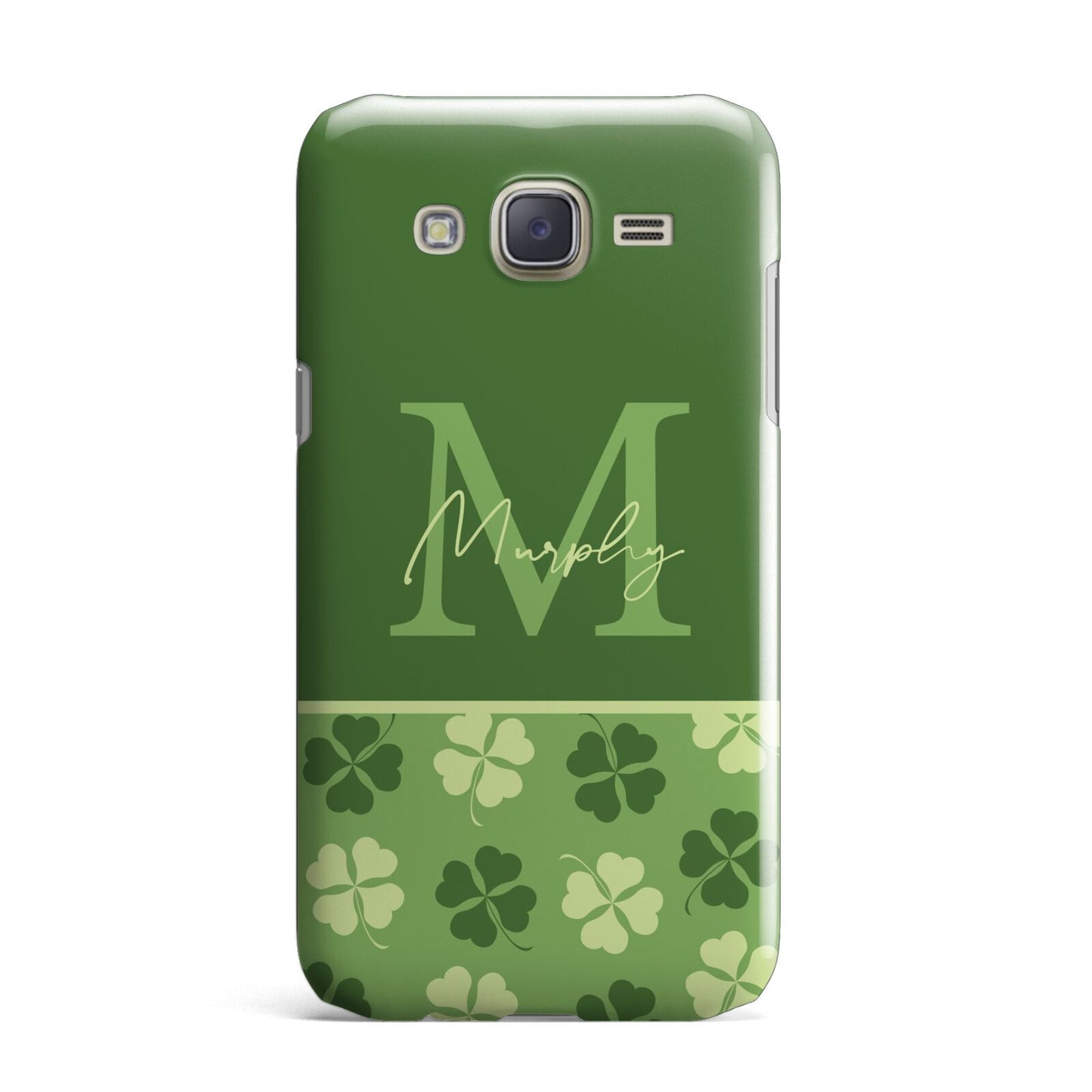 Personalised St Patricks Day Monogram Samsung Galaxy J7 Case