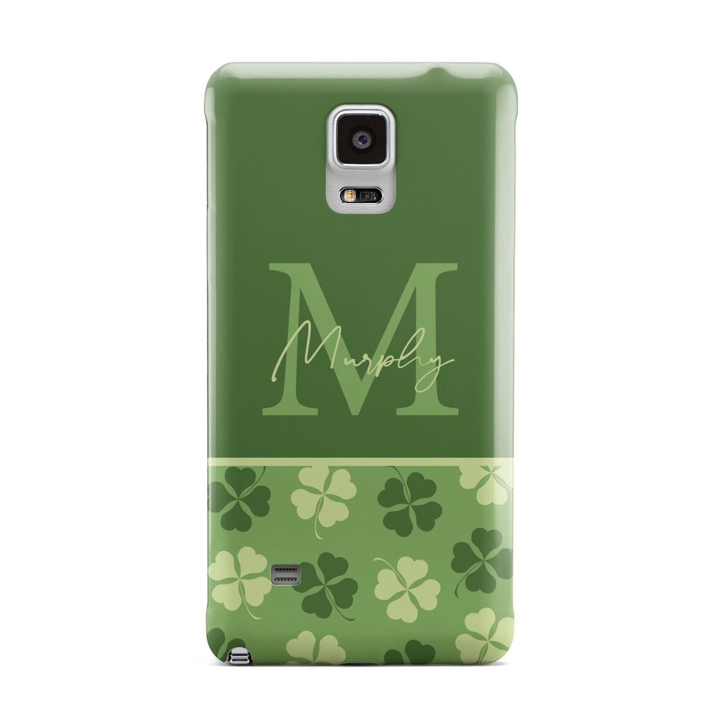 Personalised St Patricks Day Monogram Samsung Galaxy Note 4 Case